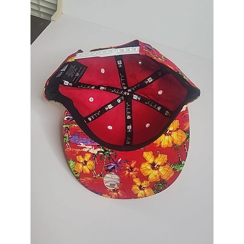 New York Yankees New Era 9Fifty Snapback Hat Cap MLB Floral Hawaiian READ